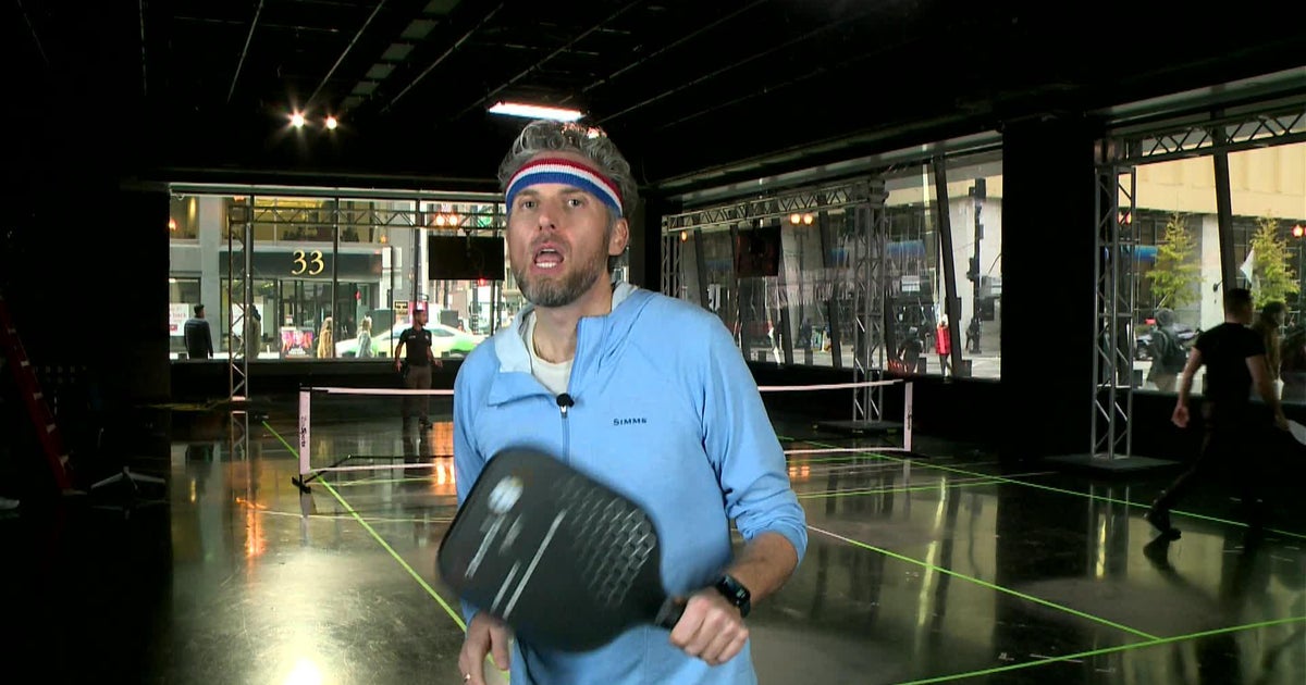 Pickleball takes over CBS 2 Brad Edwards vs. Nathan Price CBS Chicago