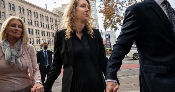 Theranos founder Elizabeth Holmes sentenced to more than 11 years in federal prison