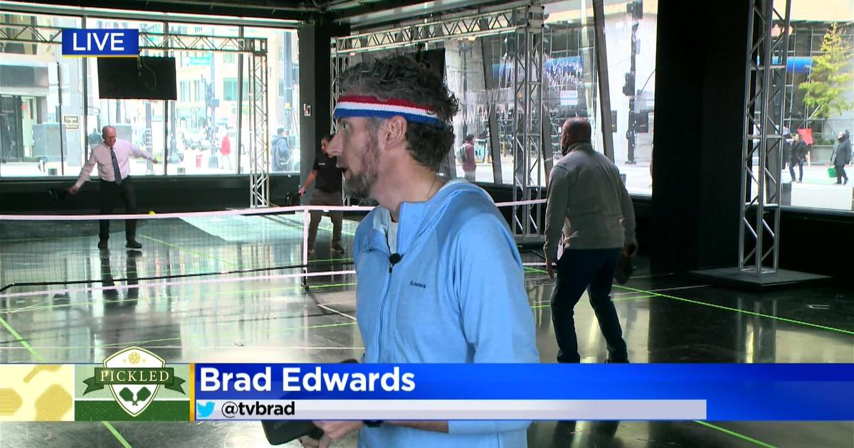 Pickleball Takes Over Cbs 2 Brad Edwards Vs Grant Deporter Cbs Chicago