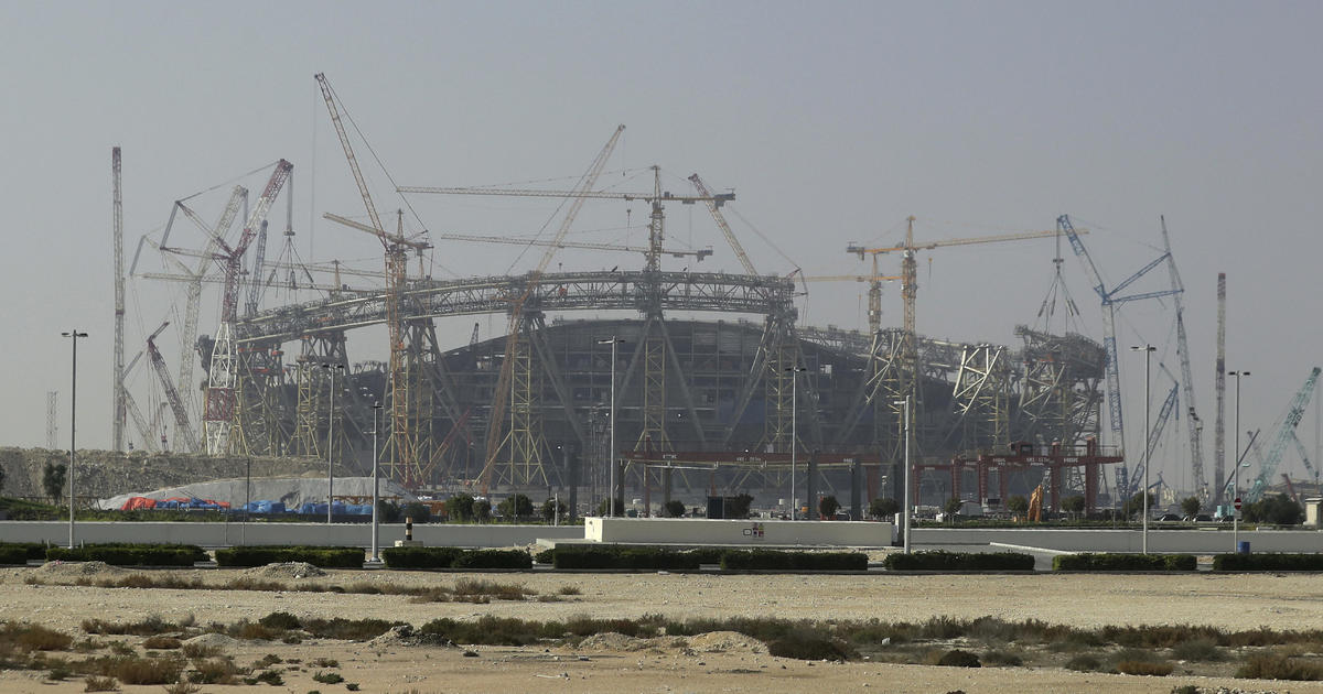 Rights group estimates "hundreds of workers have died to make" Qatar World Cup possible