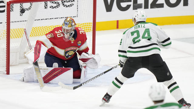 Stars defeat Panthers 6-4; Dallas goalie carted off ice - The San Diego  Union-Tribune