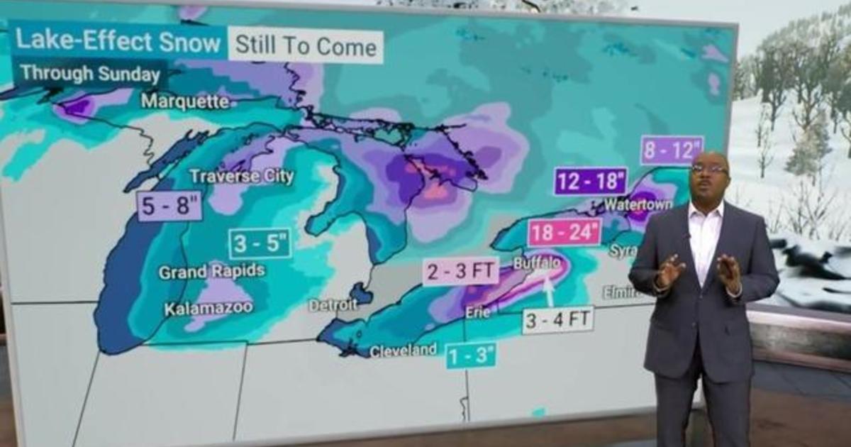 Major snowstorm in the forecast for Great Lakes region CBS News