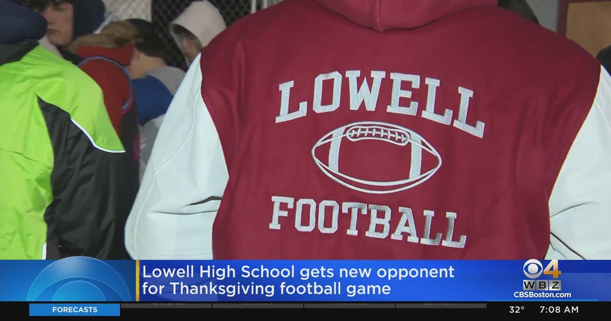 Lowell Football team gets new opponent for Thanksgiving game CBS Boston
