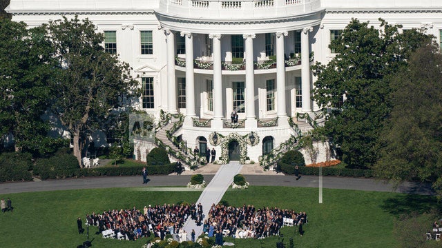 APTOPIX White House Wedding 