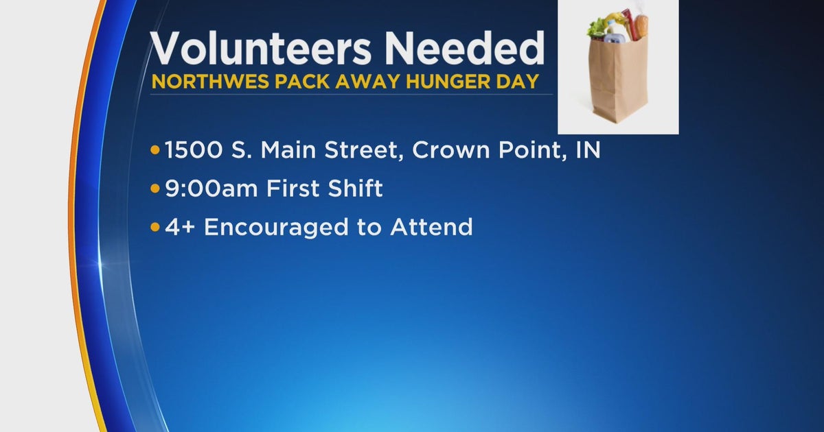 Volunteers needed for Northwest Pack Away Hunger Day in Crown Point