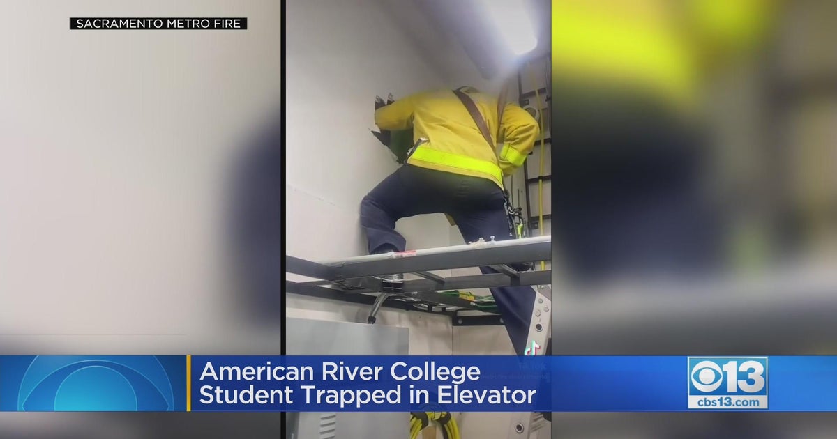 American River College student trapped in elevator, rescued by