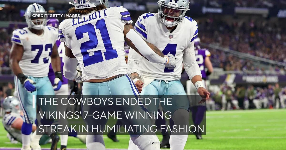 Cowboys beat Vikings so bad CBS cuts broadcast to different game before  final whistle