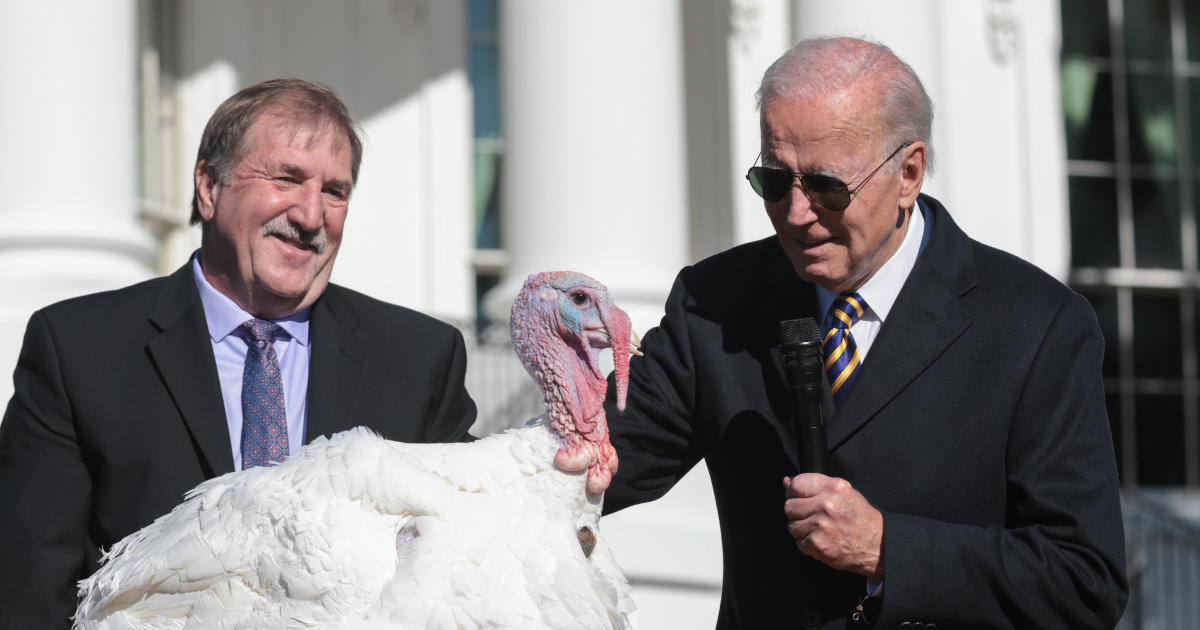 Biden kicks off the holidays by pardoning turkeys Chocolate and Chip