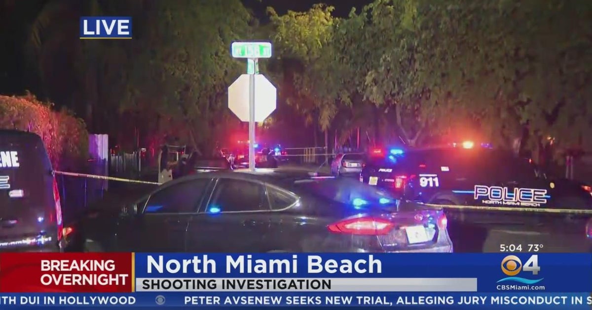 Police investigate shooting at North Miami Beach home - CBS Miami