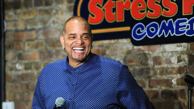 Sinbad Performs At The Stress Factory Comedy Club 