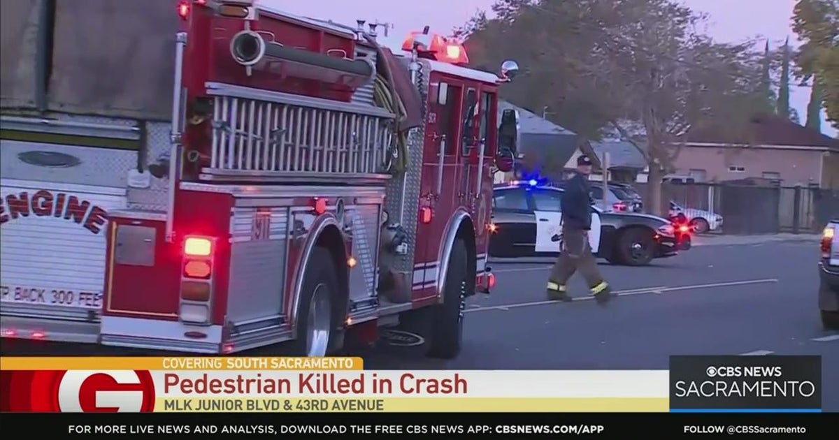 Pedestrian struck, killed on south Sacramento street