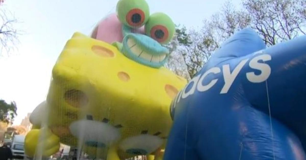 Macy's Thanksgiving Day Parade balloons spring to life ahead of