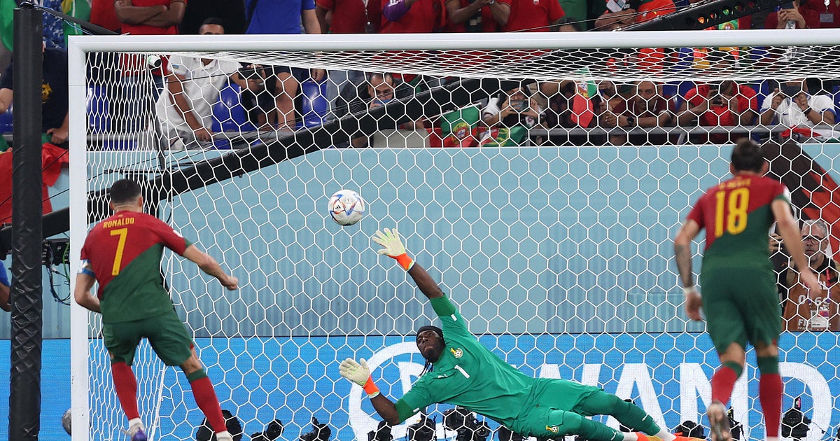 Cristiano Ronaldo of Portugal in action during the FIFA World Cup News  Photo - Getty Images