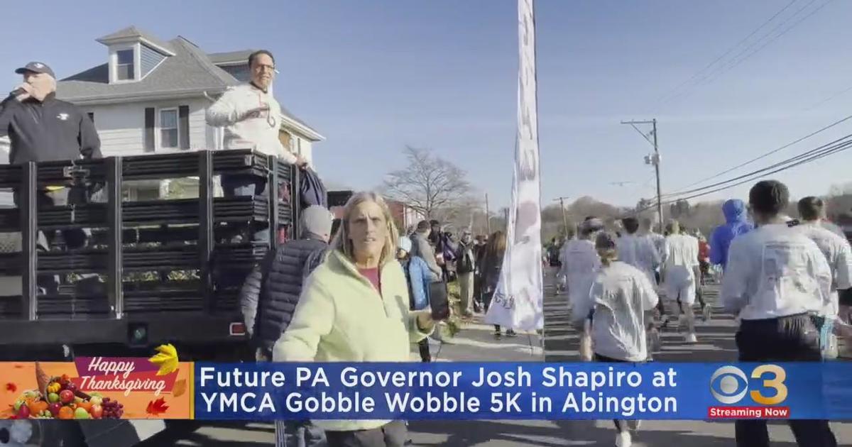 Future Pennsylvania Gov. Josh Shapiro kicks off YMCA Gobble Wobble in