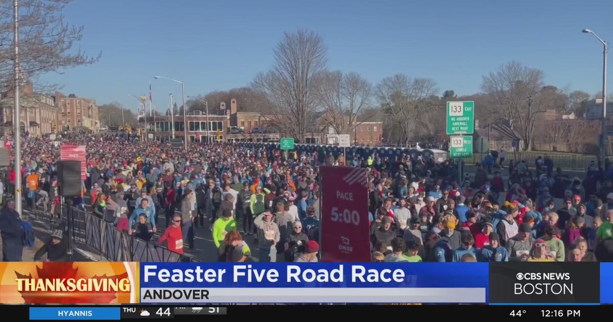 Feaster Five road race celebrates 35th anniversary in Andover - CBS Boston