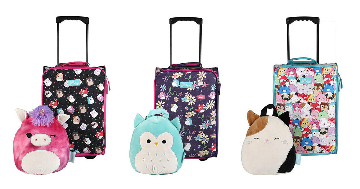 Walmart is almost giving away this Squishmallows luggage set for $38 this Black Friday