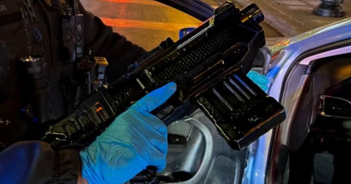 New Minneapolis police chief spots man waving replica machine gun at