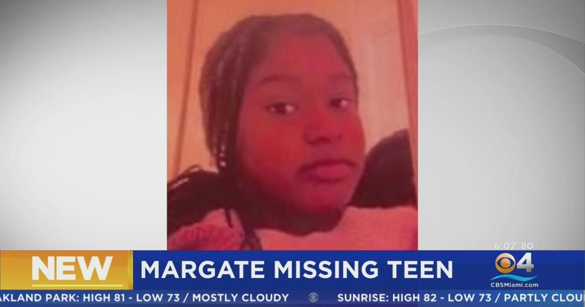 Margate police browsing for missing teen