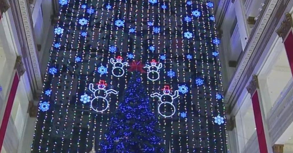 Macy's Christmas Light Show 2022 and Dicken's Village to open CBS