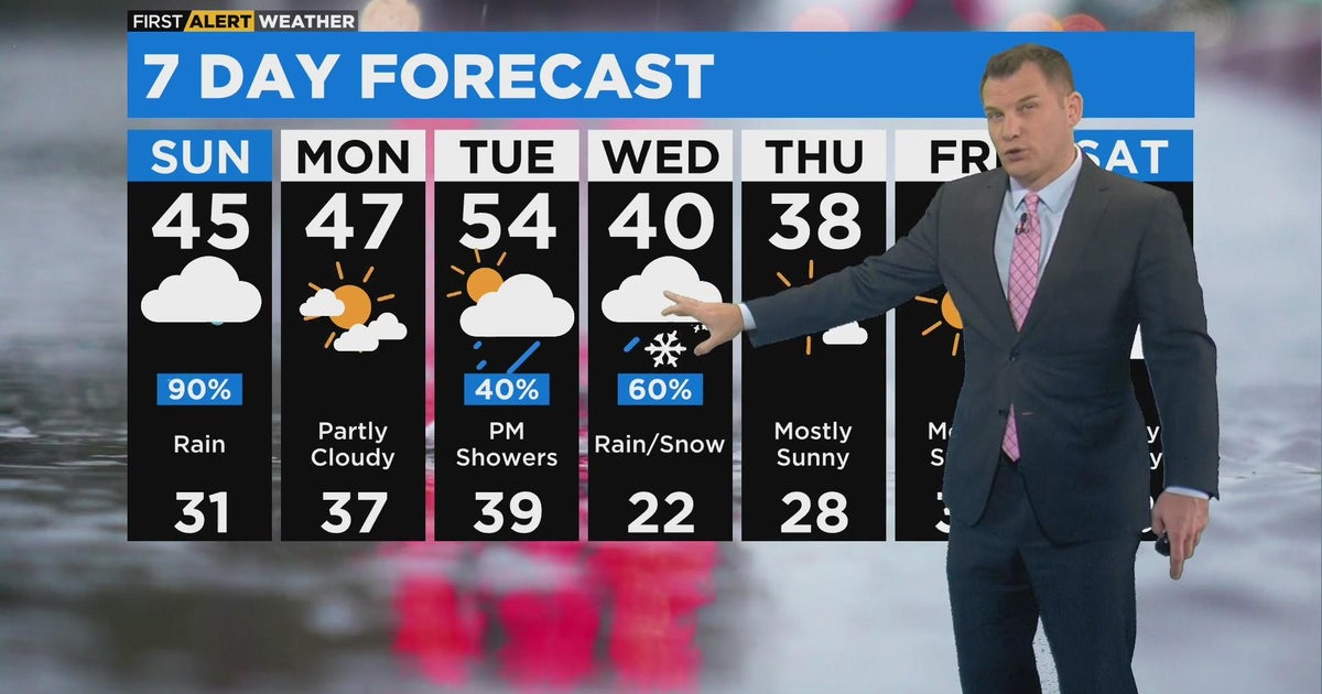 Chicago First Alert Weather: Rain arrives Saturday night - CBS Chicago