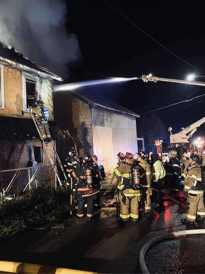 Crews rescue person from house fire in Charleroi - CBS Pittsburgh