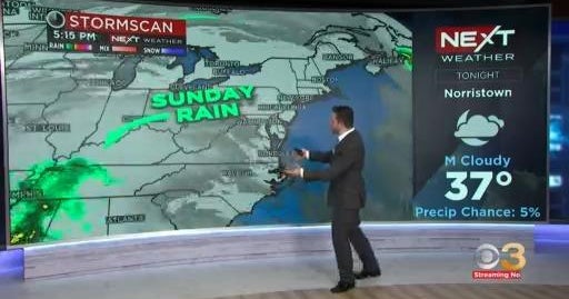 NEXT Weather Timing the rain CBS Philadelphia