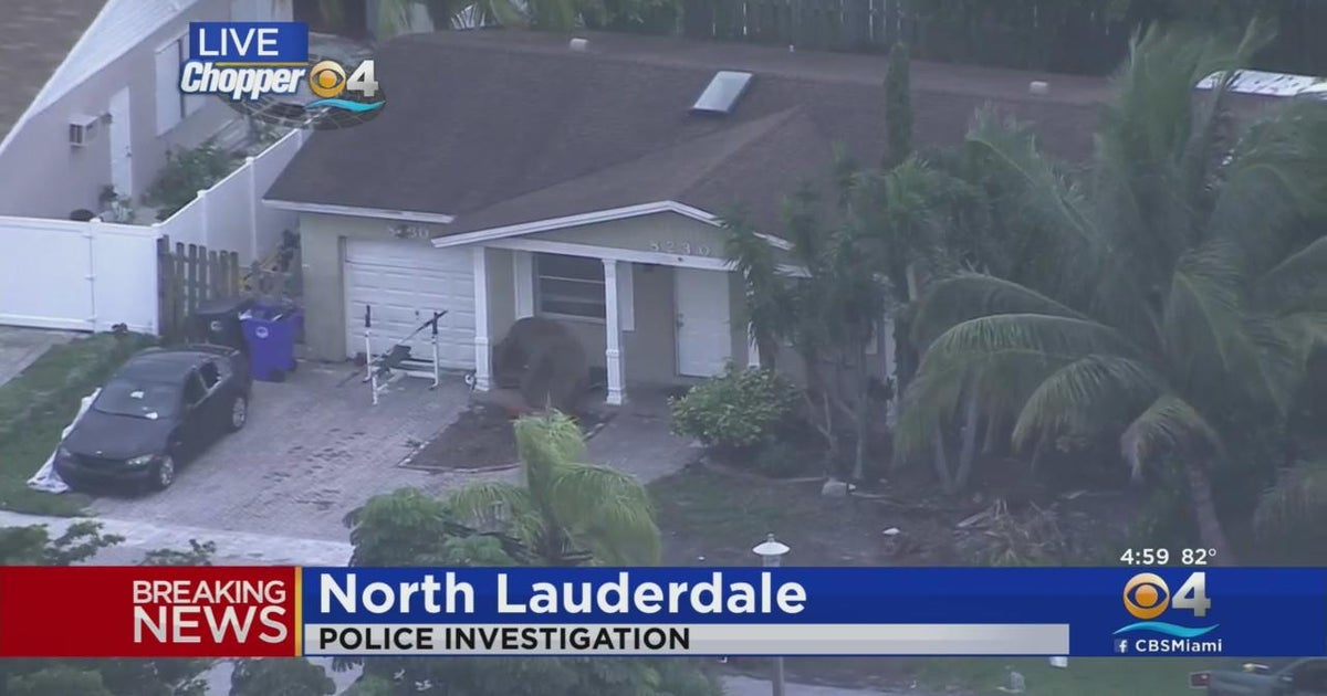Shooting investigation in North Lauderdale - CBS Miami