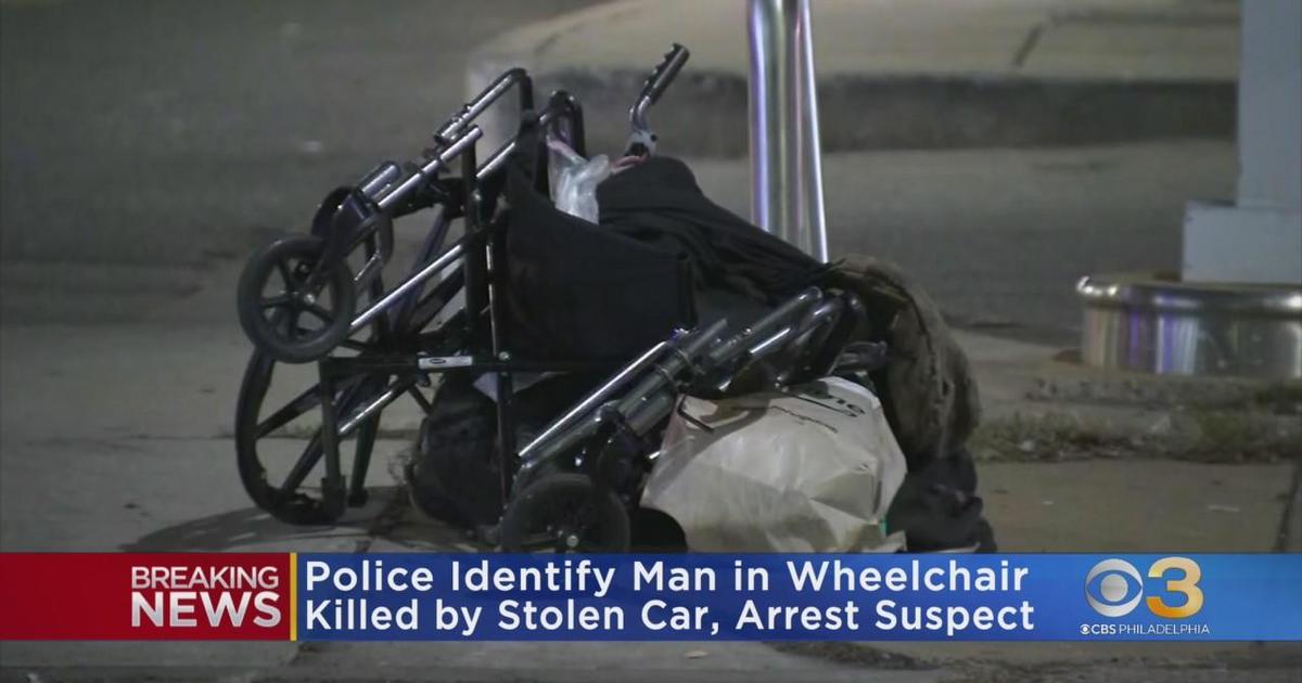 Police Identify Man In Wheelchair Killed By Stolen Car - CBS Philadelphia