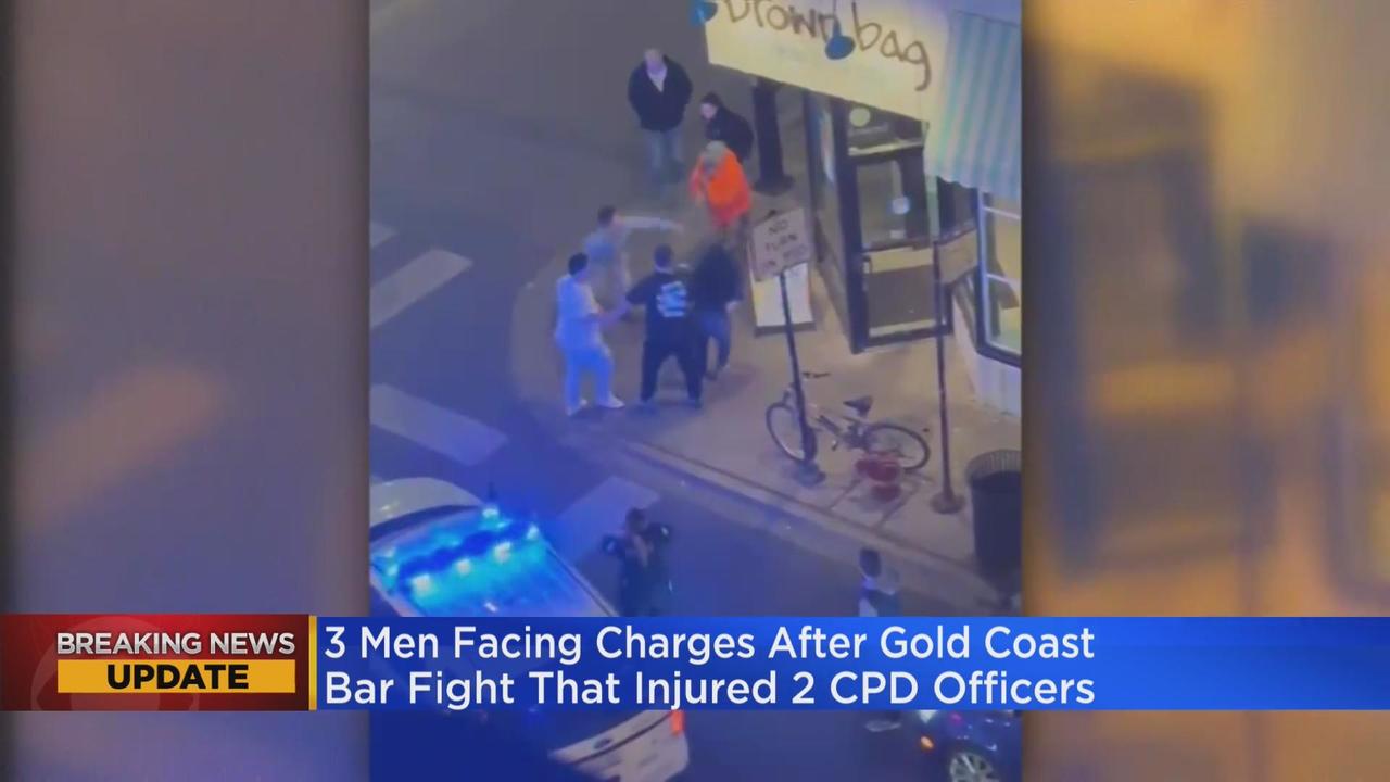 2 CPD officers Gold Coast fight - CBS Chicago