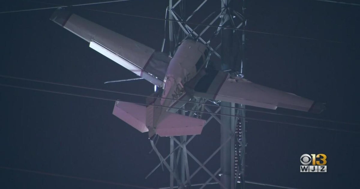 Inside the delicate rescue operation after a plane crashed into Maryland power lines CBS Baltimore