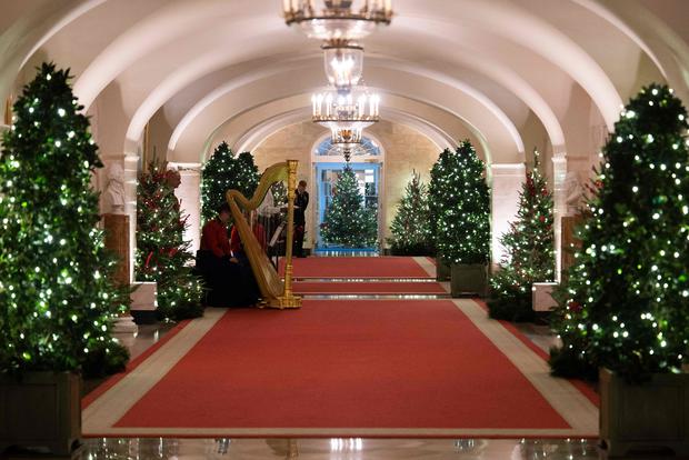 White House Christmas trees 