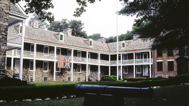 Old Barracks Museum, Hessian Barracks during the American Revolutionary War, Trenton, New Jersey. 