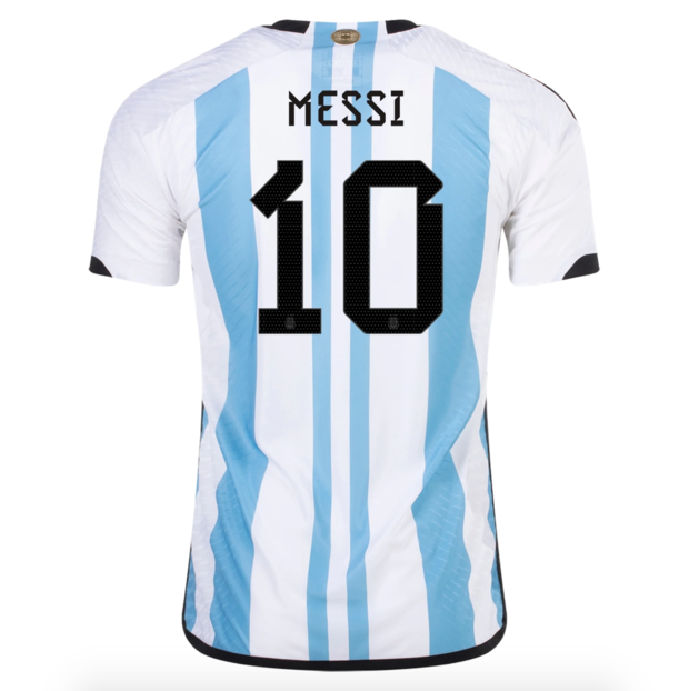 Lionel Messi Argentina 22/23 authentic home jersey by Adidas 