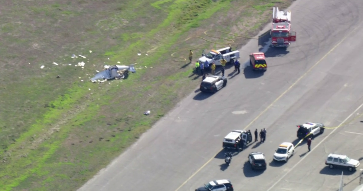 Two dead after small plane crashes at Torrance Airport CBS Los Angeles