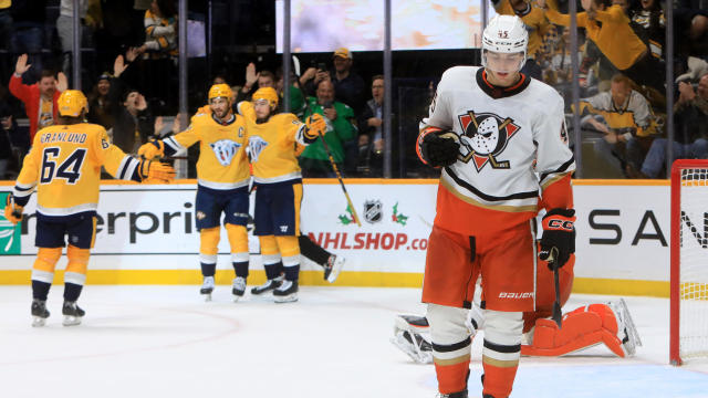 NHL: NOV 29 Ducks at Predators 
