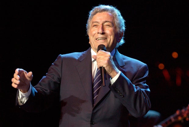 Tony Bennett performs during Neil Young's annual Bridge School Benefit at Shoreline Amphitheatre on October 24, 2004, in Mountain View, California.