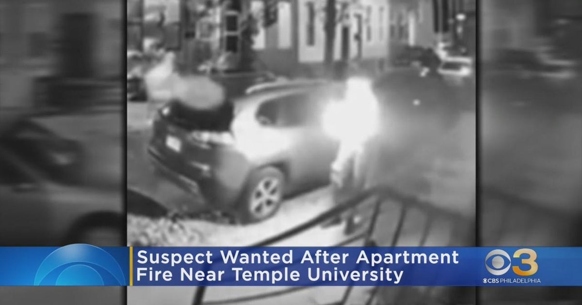 Suspect wanted for arson after fire near Temple University - CBS ...