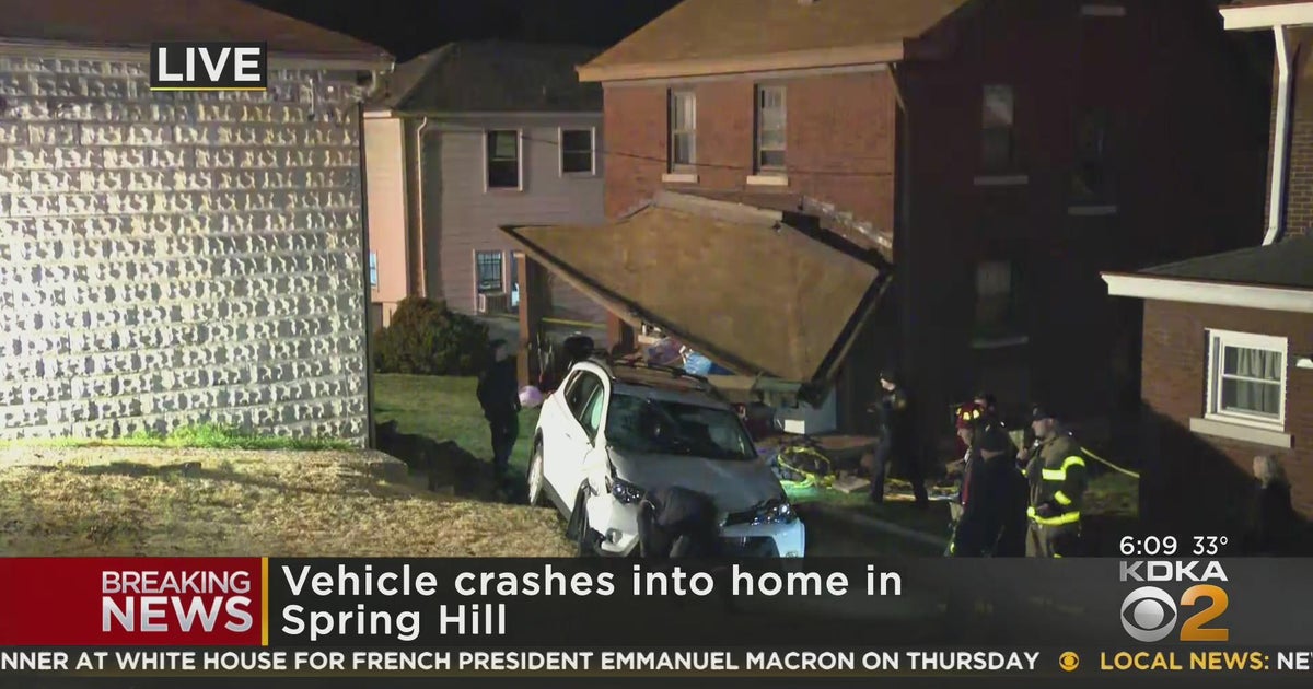 Driver crashes into home in Pittsburgh - CBS Pittsburgh