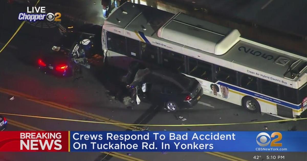 Crews respond to accident on Tuckahoe Road in Yonkers CBS New York