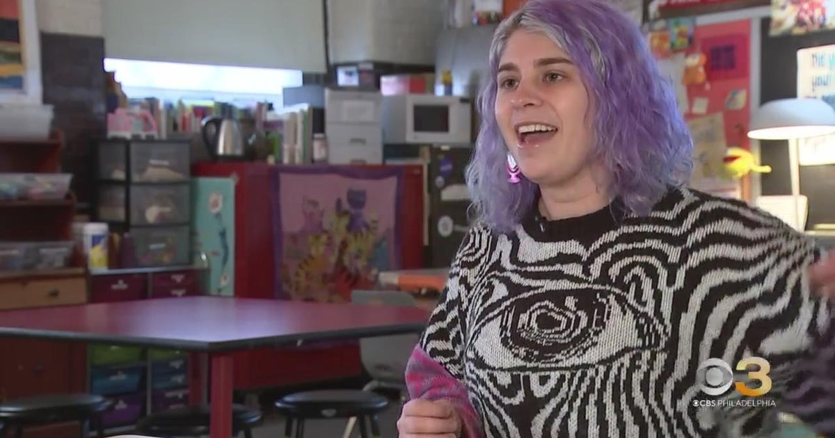 This Philadelphia art teacher uses body language to teach - CBS ...
