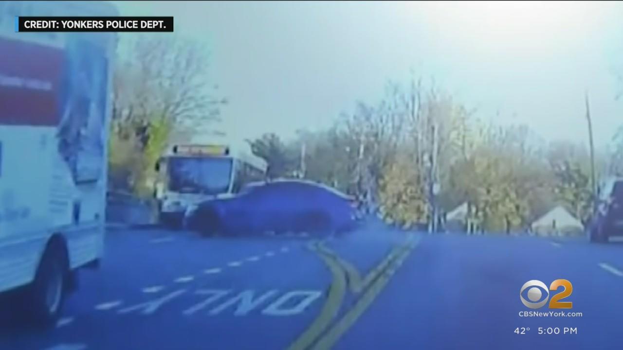 Yonkers Police releases dash cam video of crash that killed sergeant - CBS  New York