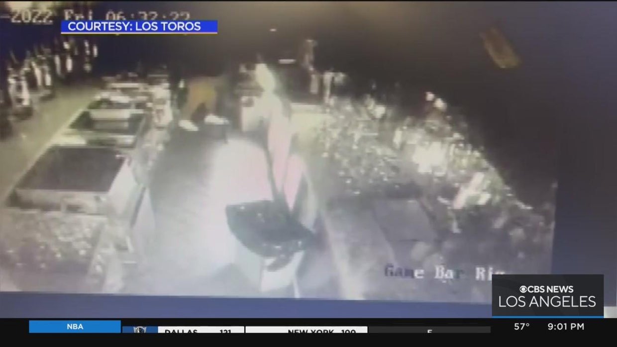 Restaurant burglary caught on camera in Chatsworth CBS Los Angeles