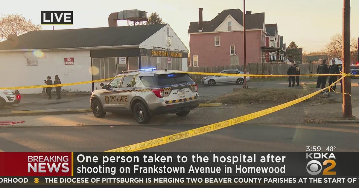 1 hospitalized after shooting in Homewood - CBS Pittsburgh
