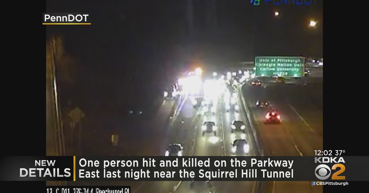 Person hit, killed on Parkway East near Squirrel Hill Tunnel CBS Pittsburgh