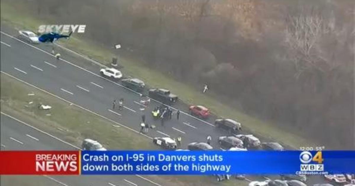 Rollover Crash On Interstate 95 Results In Major Traffic Delays During Morning Commute Cbs Boston 