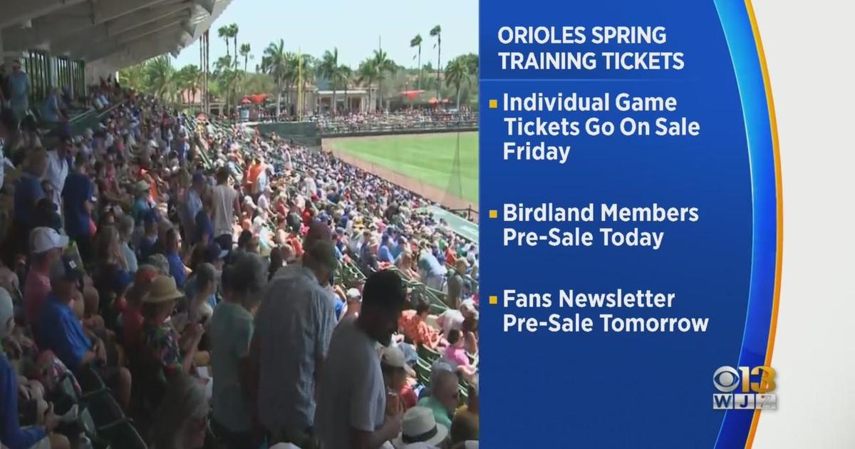 Orioles spring training tickets go on sale Friday CBS Baltimore