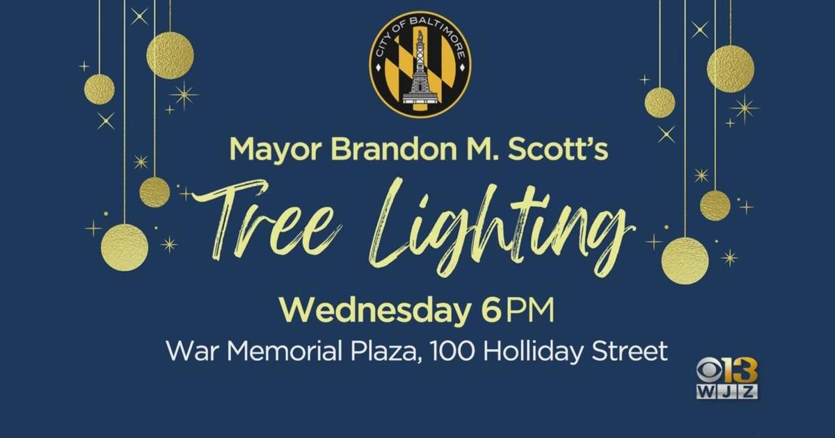 Baltimore City Hall Tree Lighting CBS Baltimore