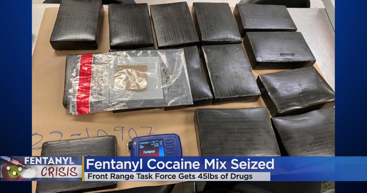 Fentanyl-cocaine Mix Seized By Front Range Task Force - CBS Colorado