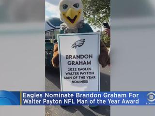 Brandon Graham is the Eagles' nominee for the Walter Payton NFL Man of the  Year Award