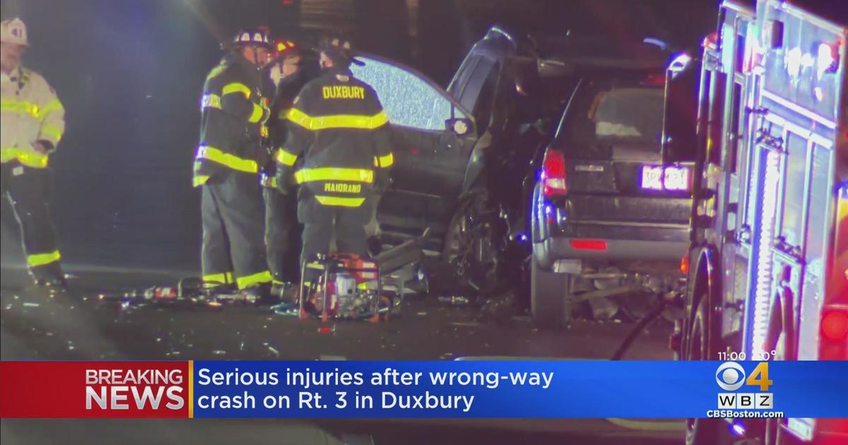 Serious injuries reported after wrongway crash on Route 3 CBS Boston
